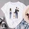 Graphic Tee Short Sleeve Flower Mom Mother Trend 90s Lovely Trend Cute Summer Top Print Ladies Female T Clothing Casual Women's Fashion T-shirt