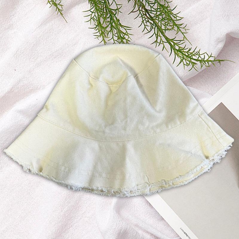 Панама с необработанным краем женская летняя шляпа с козырьком повседневная шляпа с окантовкой шляпа-ведро складная моющаяся