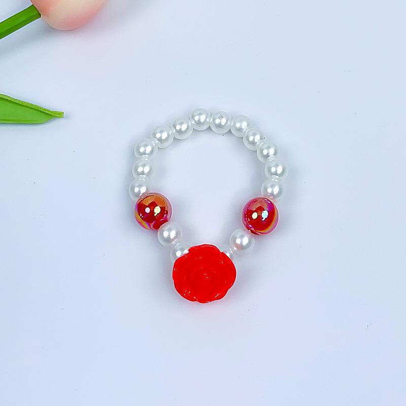 Мультяшный кулон-русалка, браслет из бусин для девочек