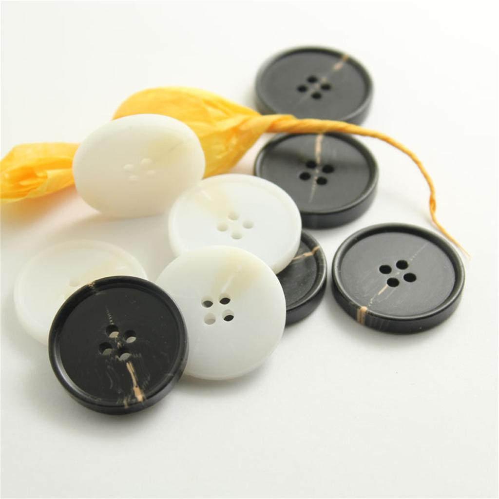 20 шт. смоляные 4-отверстия пуговицы швейные аксессуары размер полный для одежды декоративные пластиковые пуговицы ручной работы своими руками