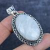 Natural Moonstone Gemstone 925 Sterling Silver Jewelry Pendant 2.32" j0G23
