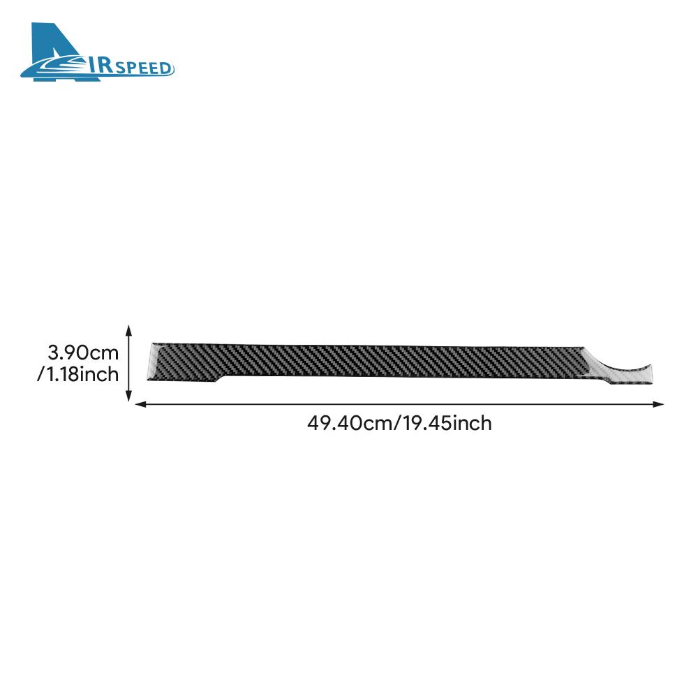 sdbn7 Real Soft Carbon Fiber Sticker For Seat Ibiza 6l 2003 2004 2005 2006 2007 2008 LHD RHD Car Passenger Co-pilot Strip Interior