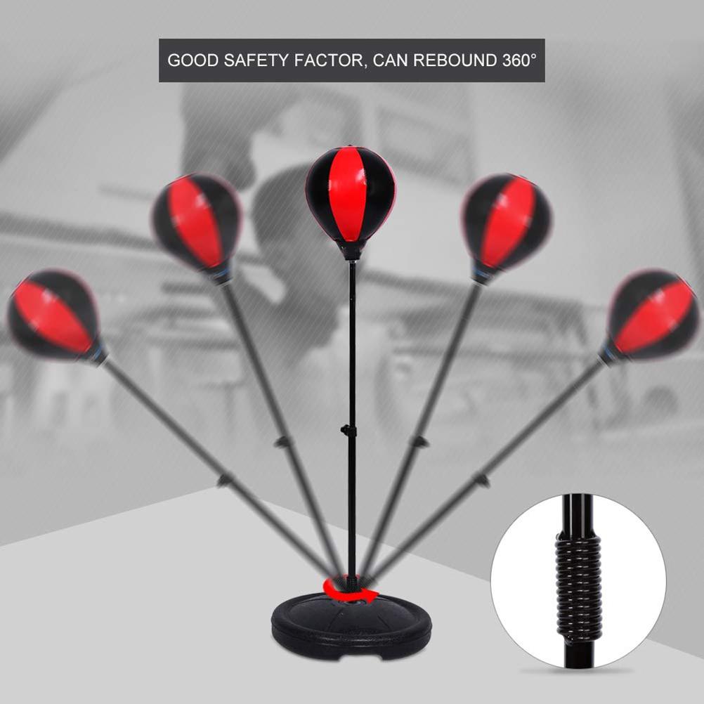 Веселый набор для бокса для детей с боксерским мячом на подставке, боксерскими перчатками, ручным насосом, детский подарок