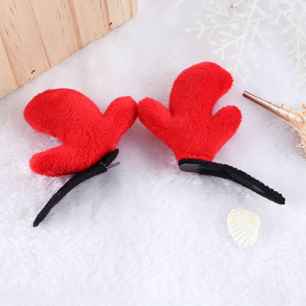 Snowflake Christmas Hat Hairpin Korean Style Headwear Kids Hair Accessories Christmas Hair Clip