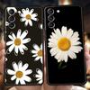Модный Свежий Чехол для Телефона с Маленьким Цветком Ромашки для Samsung Galaxy S24 S23 S22 S20 S21 FE Ultra S24 S23 S10 S10E S9 S8 Plus 5G Сумки
