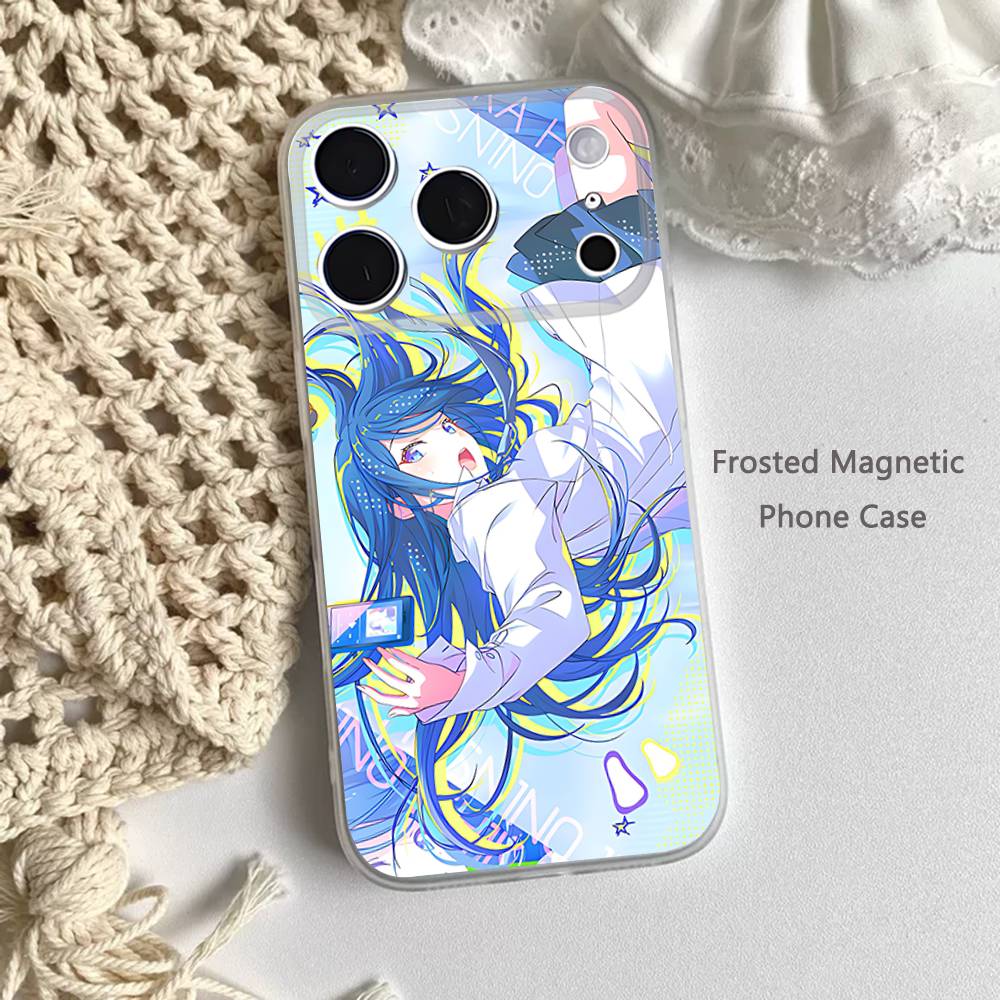 Милый P-ProjectS S-SEKAI Для iPhone 11,12,13,14,15,17,16,Pro,Plus,E,Max,Air,Mini Прозрачный Магнитный Матовый Чехол