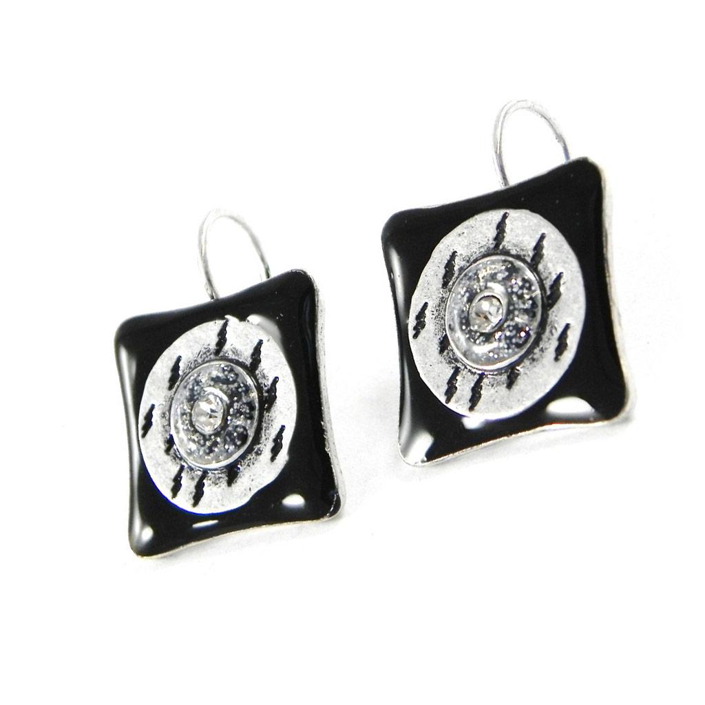 NOA [H8900] — Черные дизайнерские серьги «Акапулько»