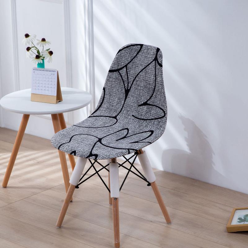 1 шт. Роскошный эластичный волокнистый чехол для стула Eames, противообрастающий съемный чехол для стула для свадьбы, столовой