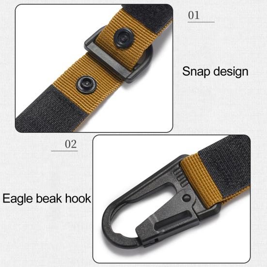 Многоцелевая пряжка для ремня на открытом воздухе, портативная, прочная, регулируемая, с застежкой-лентой, для кемпинга, походов, рюкзака, поясная пряжка с пружиной