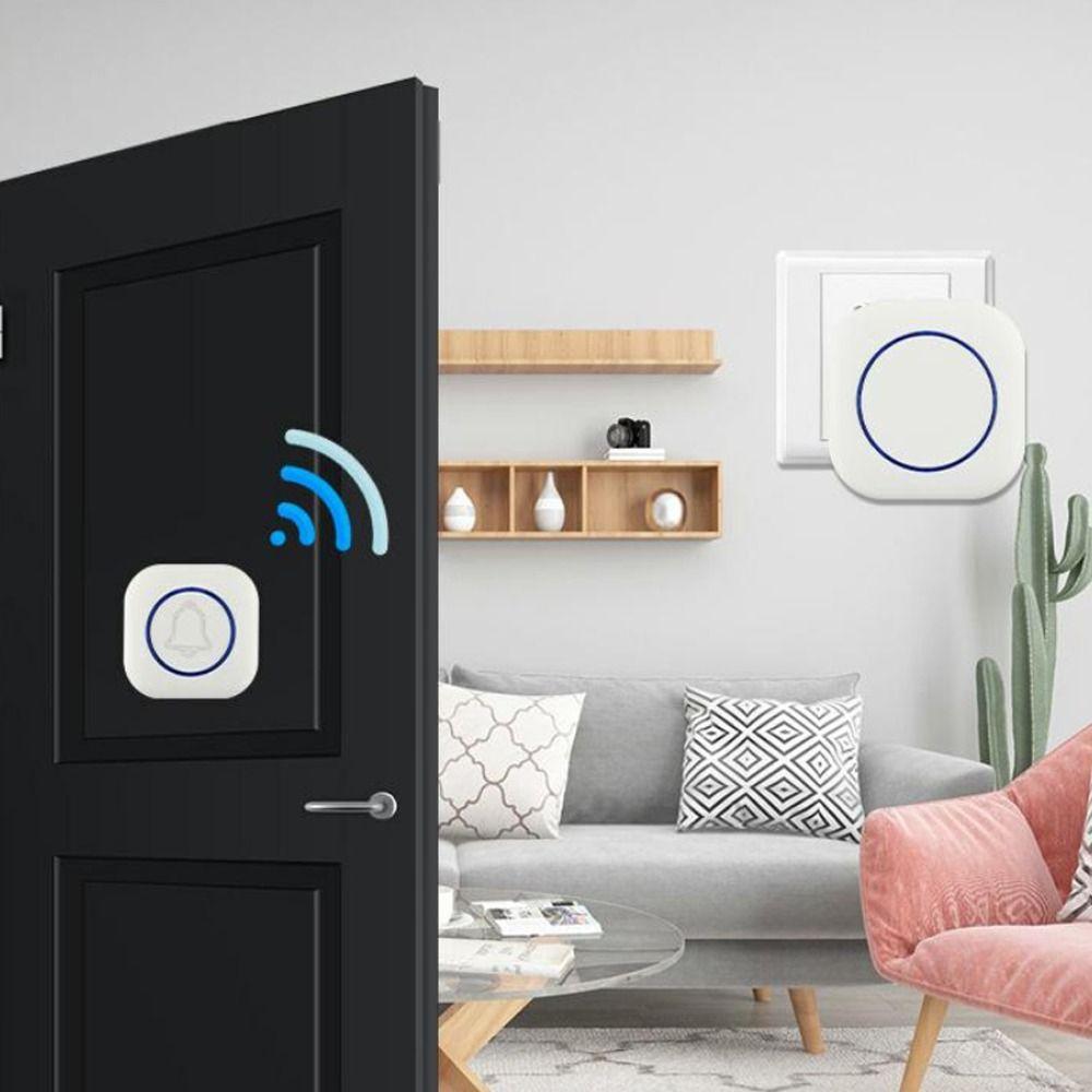 Водонепроницаемый умный дверной звонок 4 уровня громкости Электронный дверной звонок Беспроводной дверной звонок Безопасность
