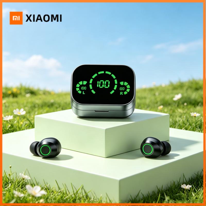 Xiaomi TWS Wireless Bluetooth Headset with Mic Bluetooth Earbuds Charger Box LED Fone Bluetooth Earphones Wireless Headphones