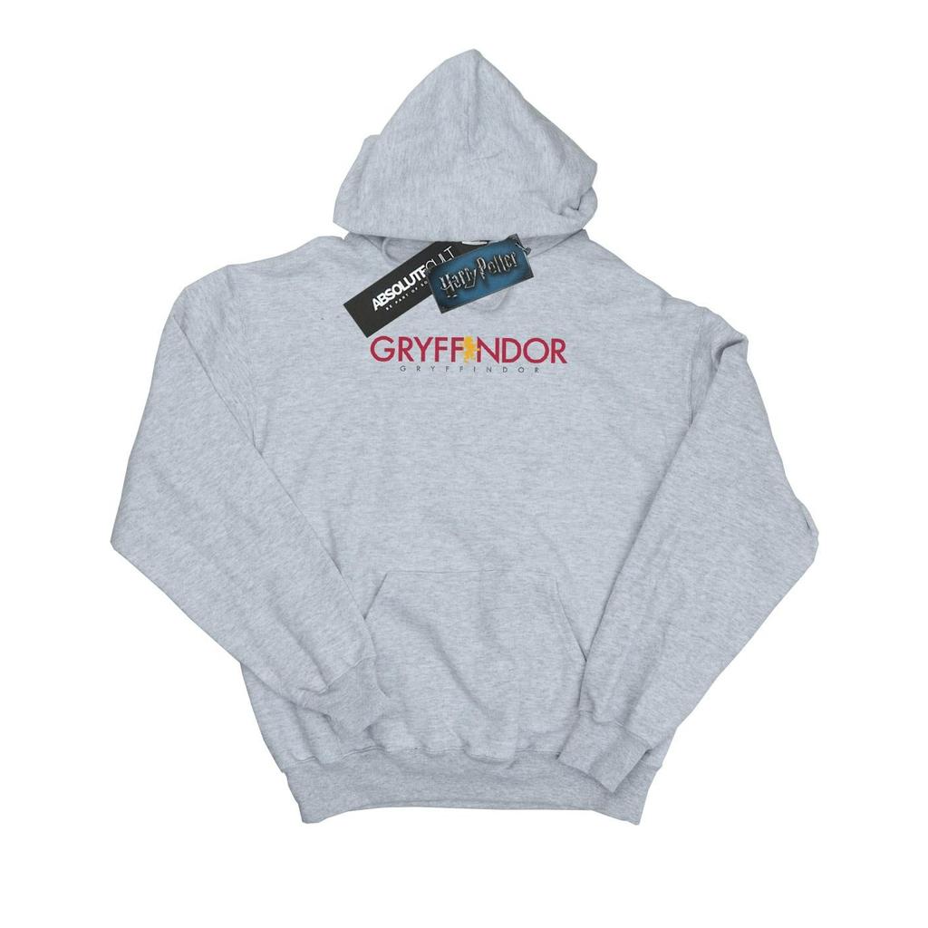 HARRY POTTER Женская/дамская толстовка с капюшоном Gryffindor Text