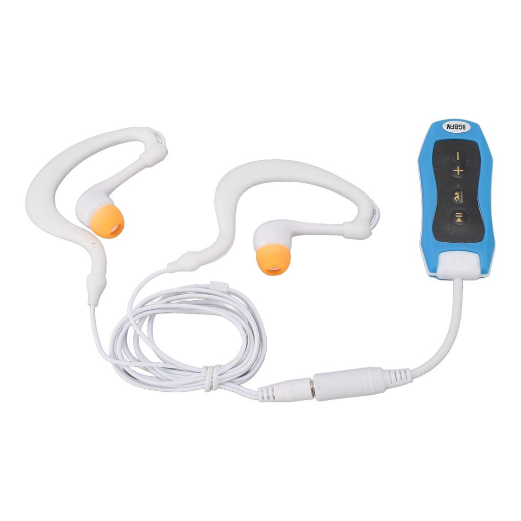 MP3-плеер IPX8 водонепроницаемый перезаряжаемый USB2.0 музыкальный плеер с водонепроницаемыми наушниками для плавания