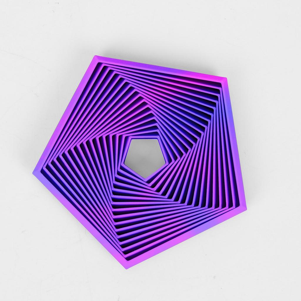 Пятиугольные игрушки, напечатанные на 3D-принтере, для детей и взрослых, игрушки для снятия стресса и релаксации