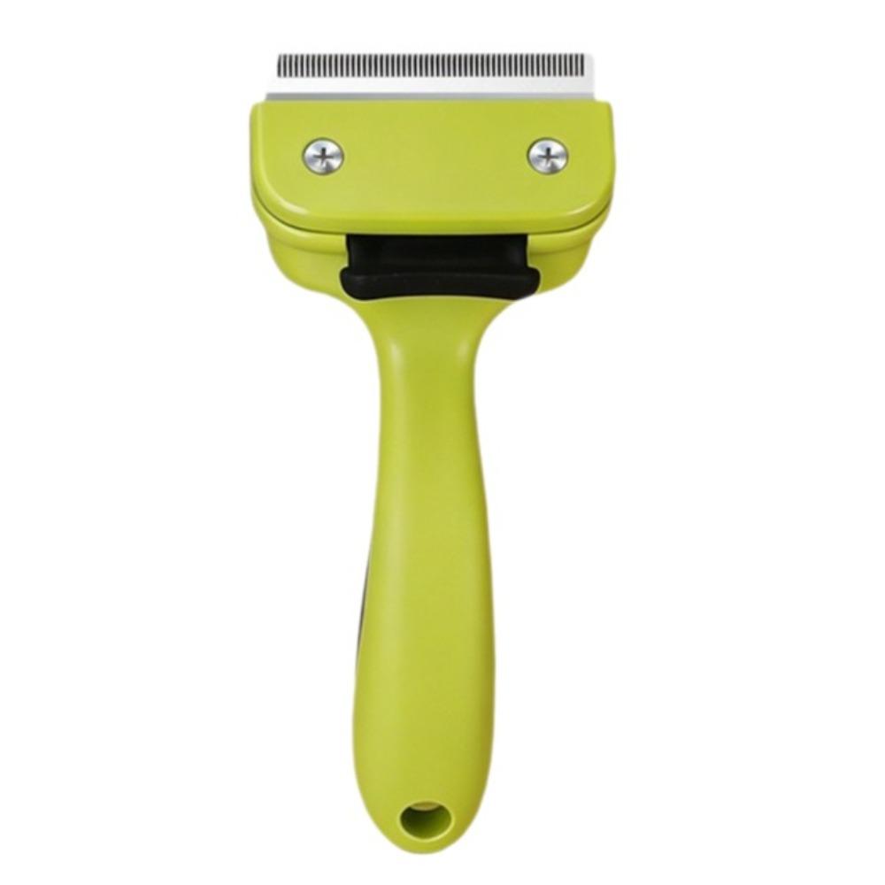 Anti-Slip Dog Hair Remover Portable Stainless Steel Pet Grooming Brush Comfort Grip Cat Cleaning Comb Pet Supplies