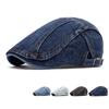 Denim Forward Cap Women's Spring Summer Outdoor Sun Hat Men Beret Painter's Hat