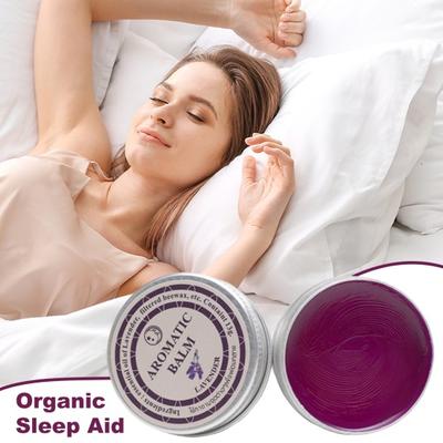 Крем для сна Лаванда Натуральные ингредиенты Расслабление Стресс Помощь Бессонница Легкий Ароматический Бальзам Для Путешествий Дом