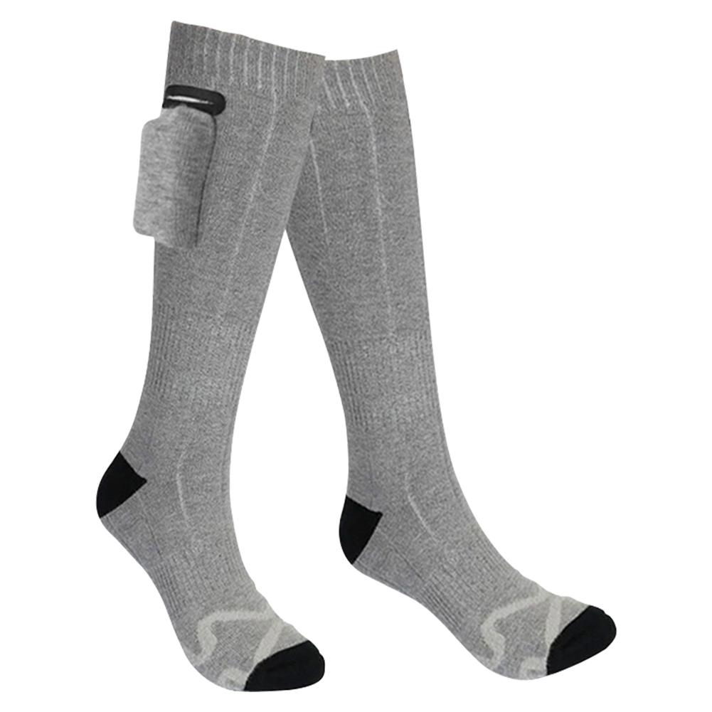 Winter Heated Socks (No Battery) USB Heating Socks for Men Women Thermal Outdoor Sport Socks for Camping Hiking Foot Warmers