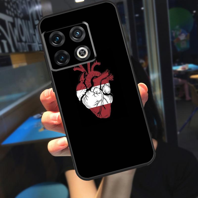 Чехол для OnePlus 13 12 R 11 9 10 Pro 8T 9RT 10T OnePlus Nord 4 CE 2 3 Lite N30 N20 с флагом Латвии