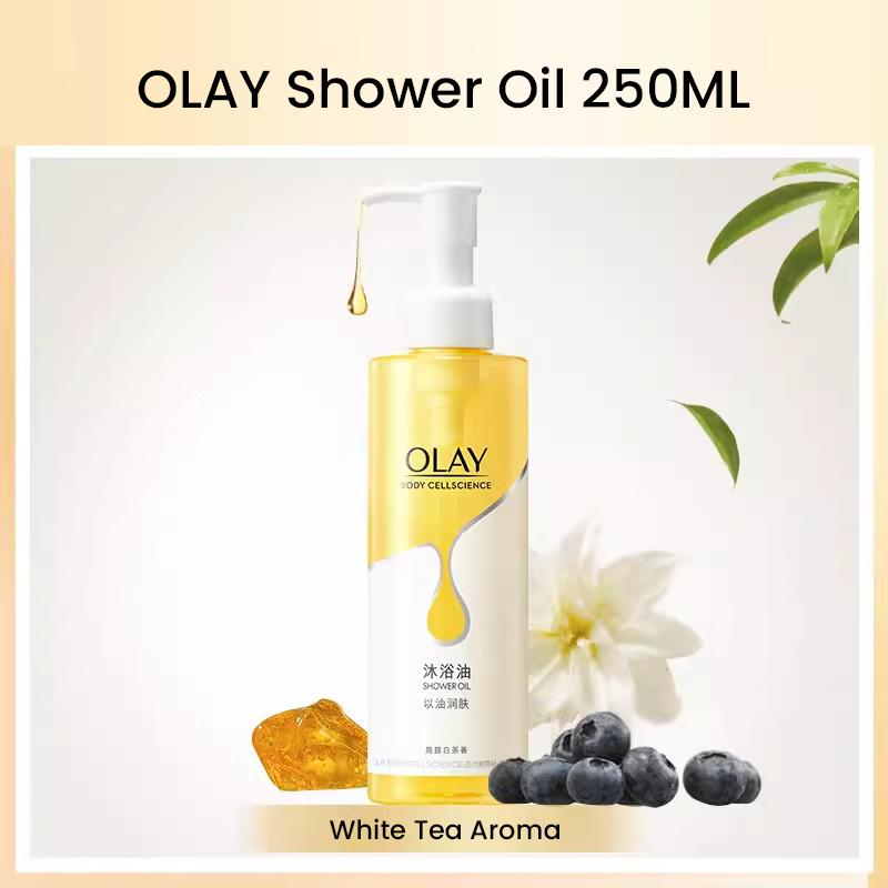 Olay Show Oil 250 мл Гель для душа на масляной основе Питает и увлажняет кожу с помощью масла, добавляет 40% натурального растительного экстракта масла, улучшает состояние сухой кожи
