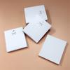 50Pcs White Hairpin Card Trinket Bow Display Cards Cardboard Packing Paper