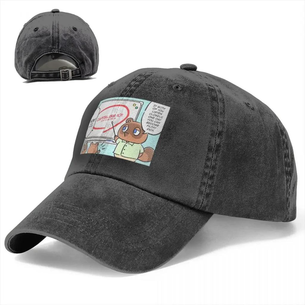 Игровая Разноцветная Шляпа с Козырьком Мужская Женская Ковбойская Шляпа Том Нук Учит Жизненным Урокам Бейсболки Козырек Защитные Шляпы