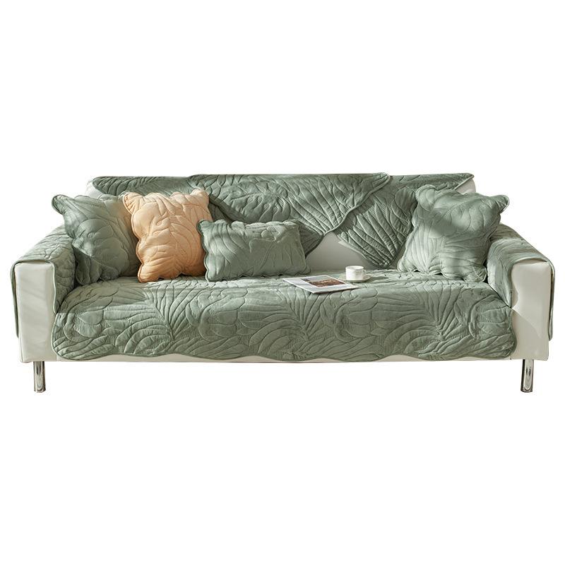 Зимняя подушка для дивана, зимняя плюшевая утолщенная новая нескользящая подушка, оптовая продажа, чехол для дивана, ткань