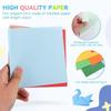 100Pcs Solid Color Square Origami Paper 20 Colors Handmade Scrapbooking Craft Decor Folding Paper