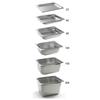 GN 12 steel container Kitchen Line height 200 mm Hendi 806357