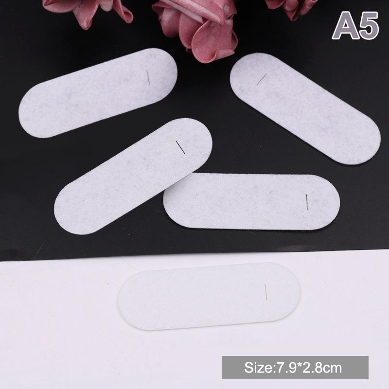 100 шт. овальные нетканые зажимы с каплевидными защелками, проставки, прямоугольные фетровые подушечки, нашивки