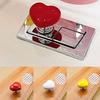 1x Ручка Кнопка Смыва Унитаза В Форме Сердца Нажимной Переключатель Бачка Инструмент для Нажатия на Унитаз