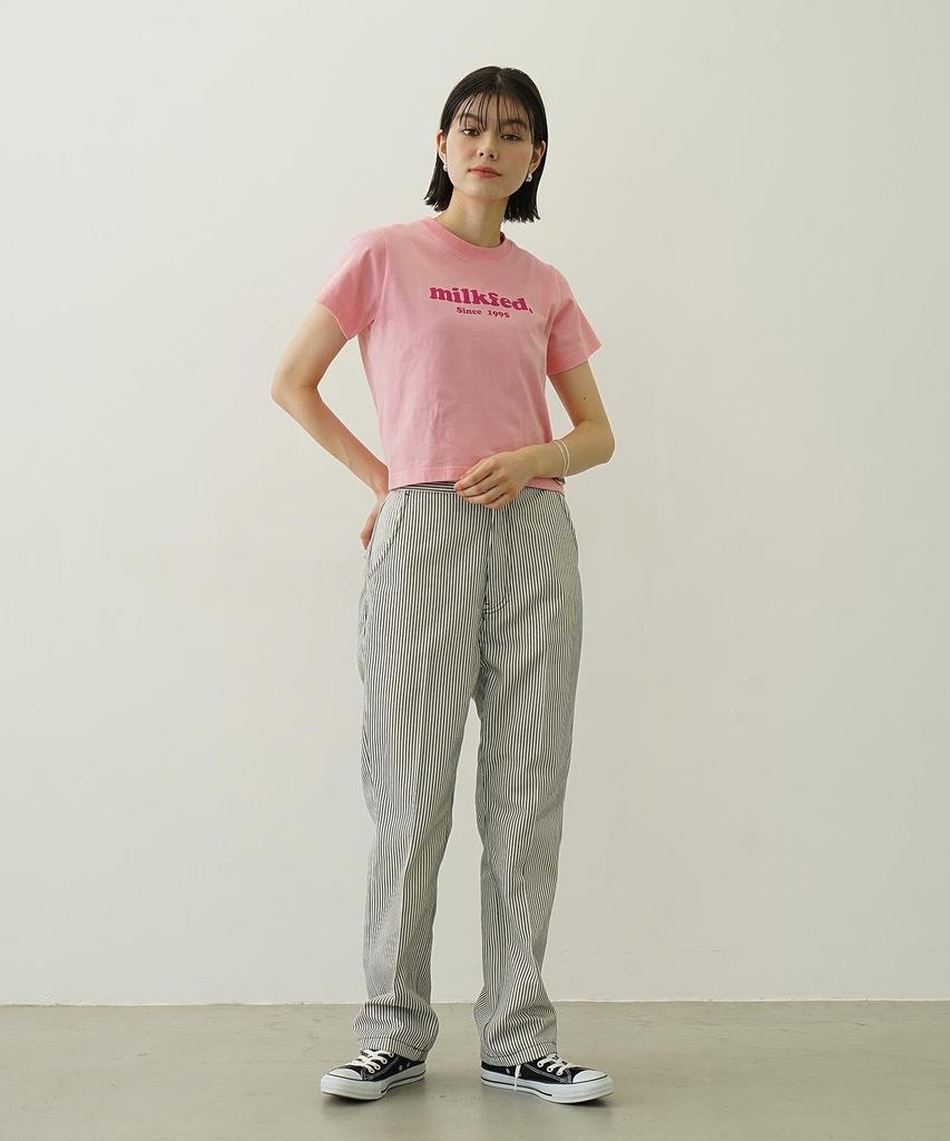 Milkfed Cooper Logo Compact Short Sleeve COOPER LOGO COMPACT Small Tee, S/S TEE, 103252011007, LtPINK,