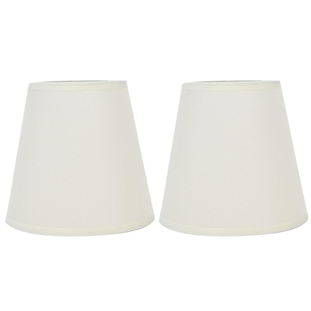2PCS Fabric Lamp Cover Clip On Design Chandelier Lamp Shades Decorative Lampshade  Bedroom