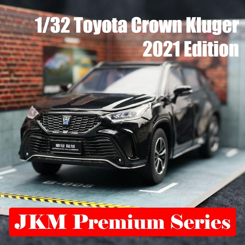 1/32 Toyota Crown Kluger HYBRID игрушечная машинка JKM литая миниатюрная модель внедорожника спортивная звуковая и световая образовательная коллекция подарок для детей