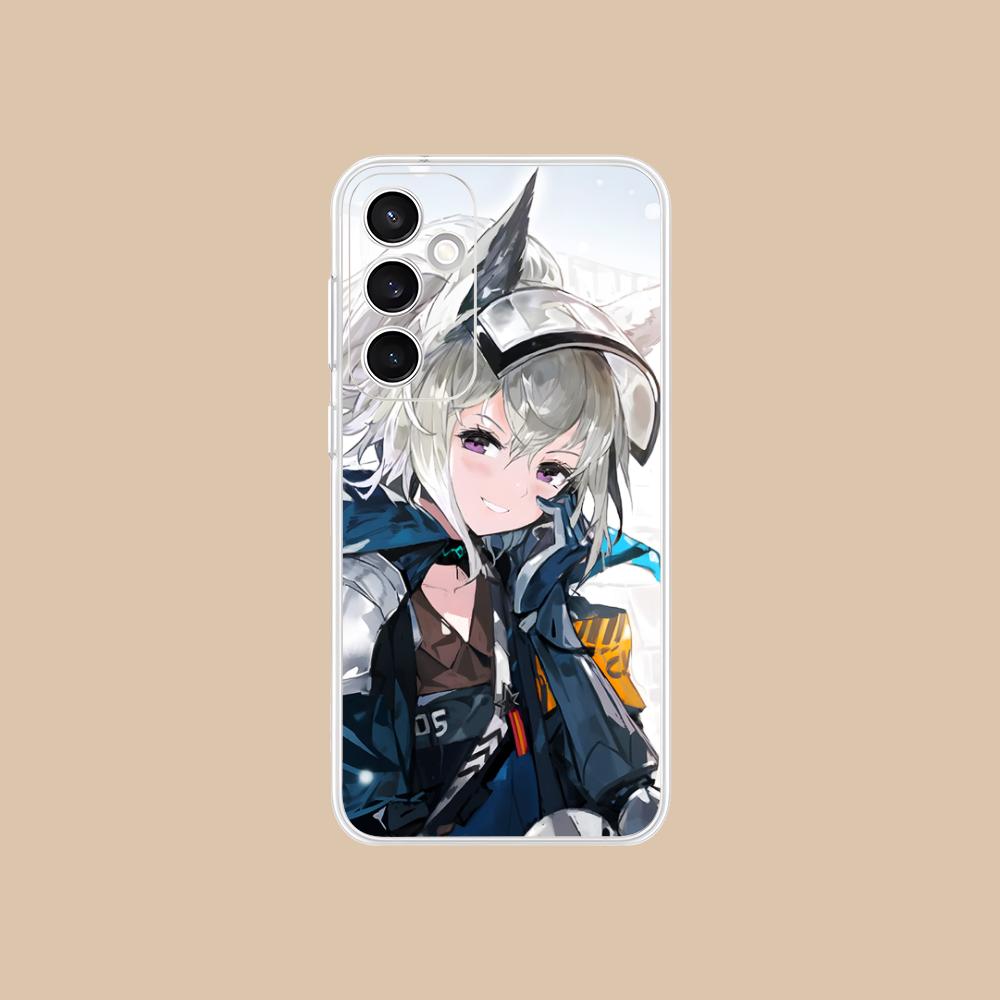 Arknights Grani Прозрачный чехол для мобильного телефона для Samsung Galaxy S25 S24 S23 S22 S21Plus FE Ultra Цветная накладка
