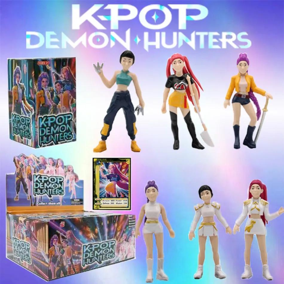 Новый набор из 12 шт. K-pop Фигурки Охотников на Демонов Сюрприз-Бокс Игрушка Derpys Tiger Rumi Mira Zoey Sussy Фигурка Кукла Для Фанатов Подарок-Сюрприз