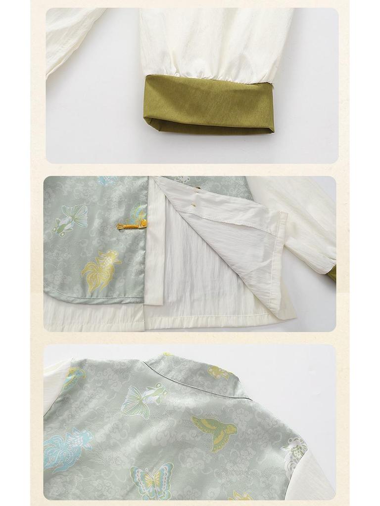 Комплект детского ханьфу танского костюма с длинным рукавом для мальчиков - Детский костюм в китайском стиле для Праздника середины осени