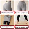 Langsana Women's High-Waist 100% Wool Thermal Stirrup Leggings