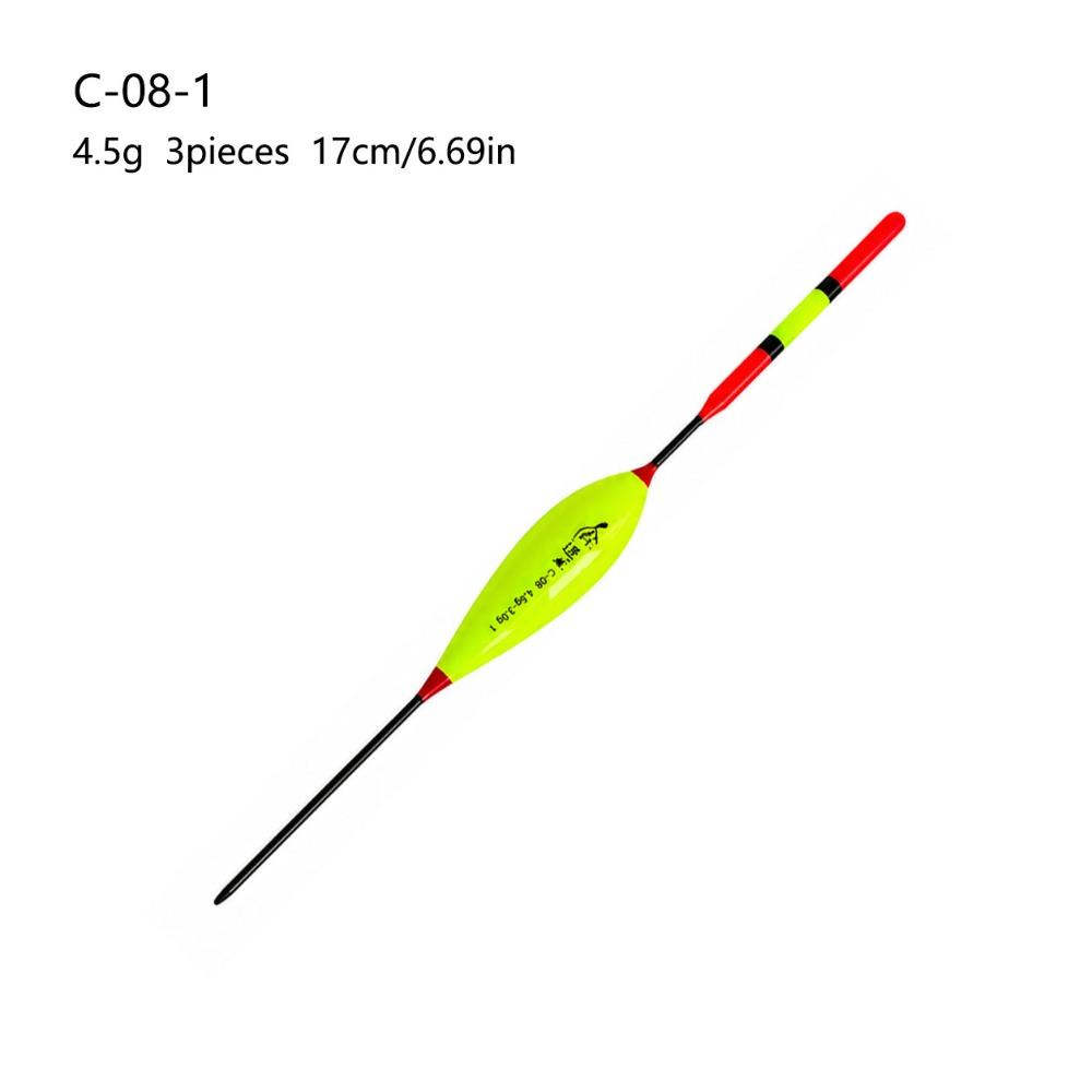 5pcs Freshwater Floaters Fishing Floats Shrimp Grouper Design Ice Fishing Accessory Ice Fishing
