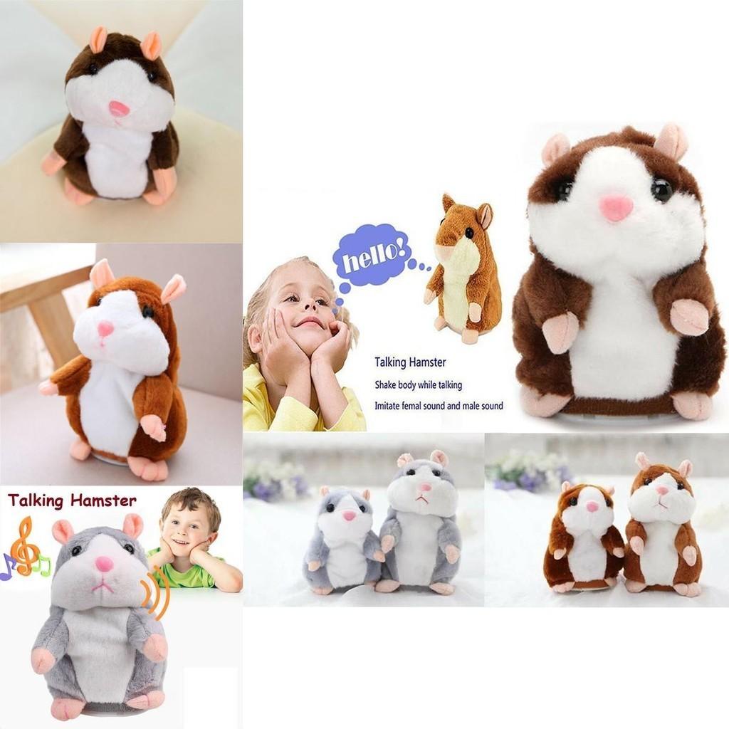Милый говорящий хомяк, питомец, плюшевая игрушка для детей, игрушка для записи звука | 15/18см