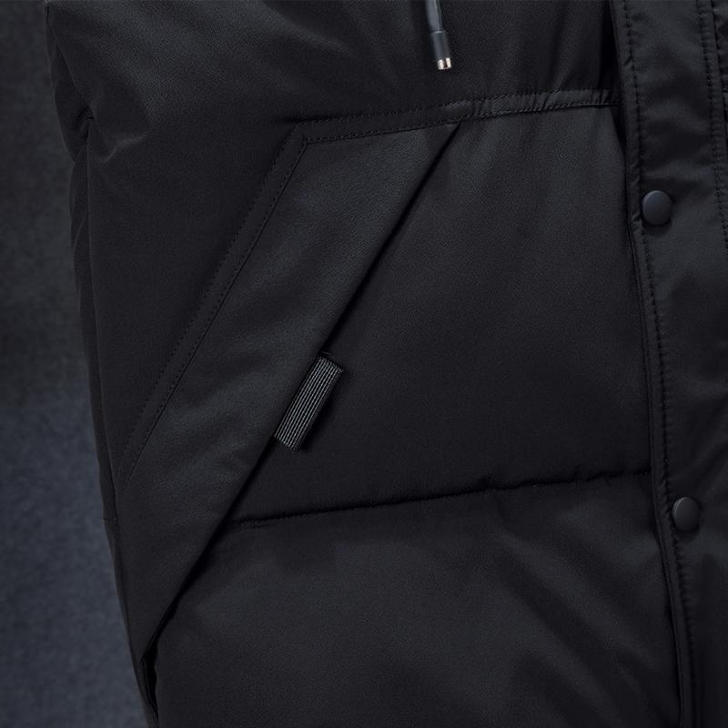 Большие размеры L-7XL, осенне-зимний мужской жилет с капюшоном, новые повседневные куртки без рукавов для мужчин, теплые парки