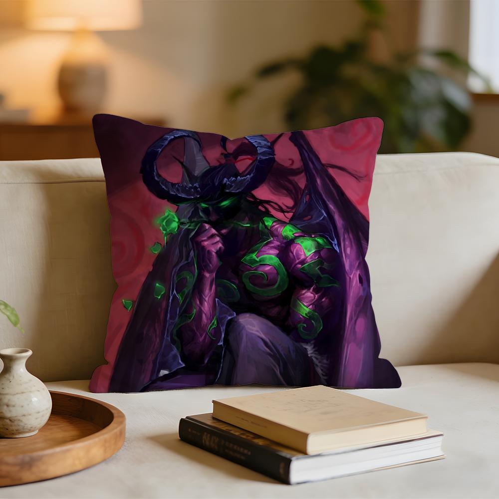 Warcrafts of World WWOW Cushion Cover Short plush pillowcase for bed sofa carwashable