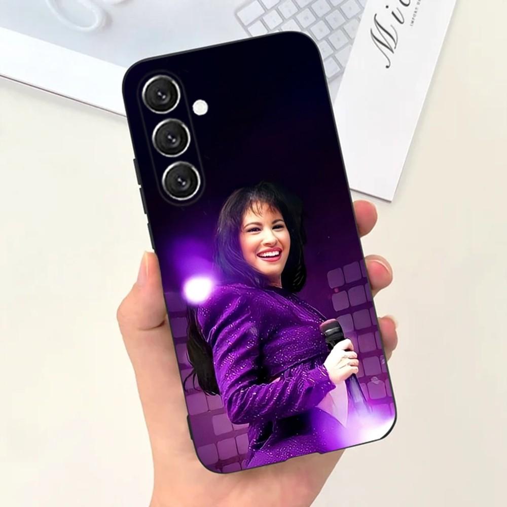 Чехол для телефона S-Selena Quintanilla для Samsung S25, S24, S21, S22, S23, S30, Ultra, S20, Plus, Fe, Lite, Note, 10, 9, 5G Черный чехол