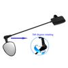 Flat Bicycle Helmet Mirror Helmet Mounted Rear-view Cycling Accessory