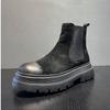 Зимний тренд, однопедальные ботинки с толстой подошвой, ботинки Челси, пара модных ботинок из ревеня 44161-Q