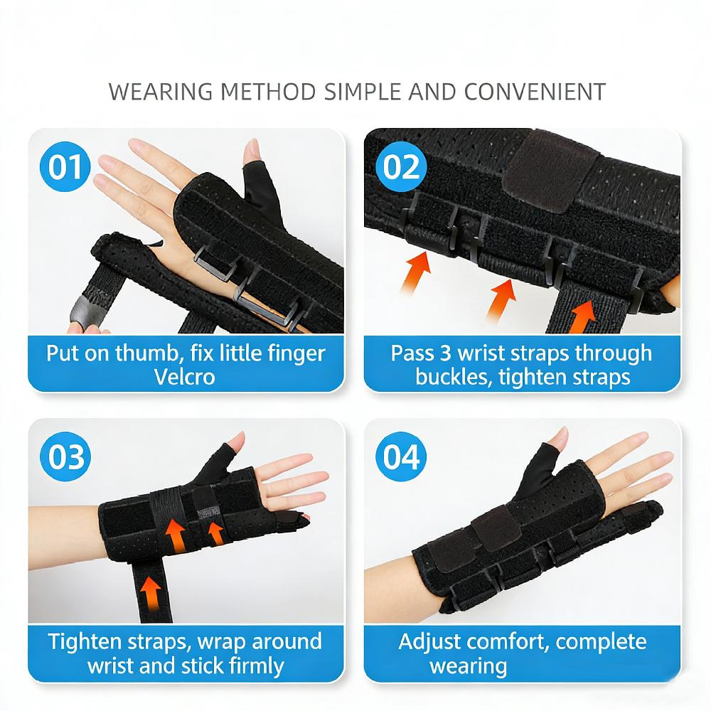 1pcs Pinky Finger Splint, Trigger Finger Splints for Little Finger, Pinky Brace Wrist Support for Carpal Tunnel Arthritis