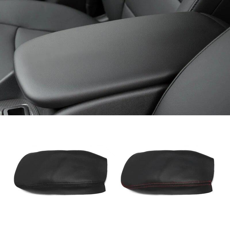 Soft Leather Armrest Cover For Chevrolet Malibu XL 2016 2017 2018 Car Center Control Armrest Box Surface Cover Trim