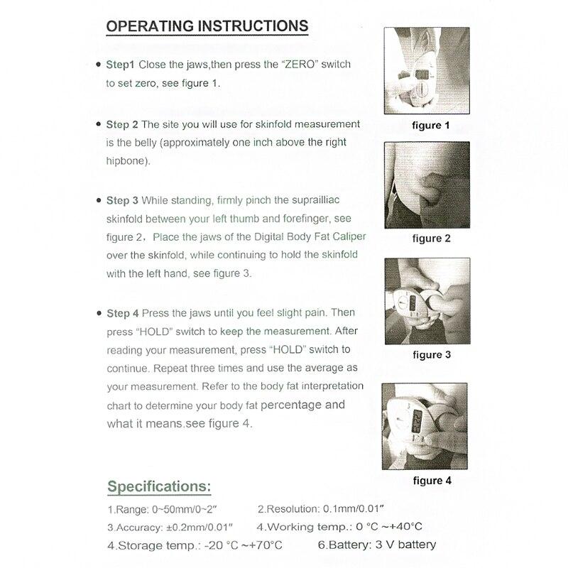 Штангенциркуль с цифровым дисплеем и ЖК-дисплеем, анализатор складок кожи, измерительный тестер, штангенциркули для похудения мышц