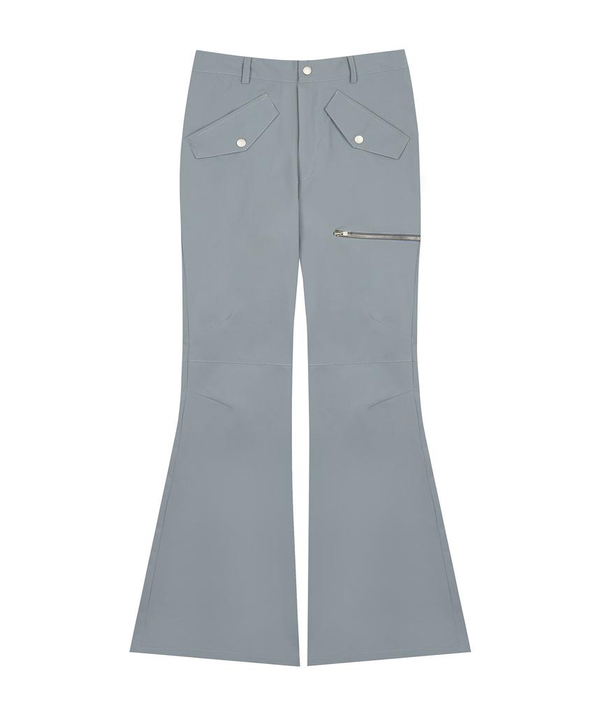 LUVISTRUE Am Nylon Tuck Bootscut Pants(Gray)
