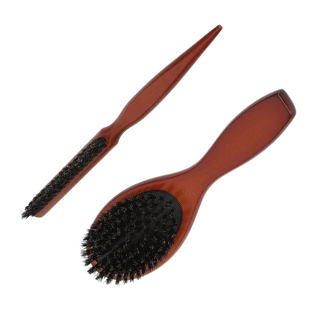 2 шт., набор расчесок для мужчин, набор расчесок с деревянной ручкой, управление вьющимися волосами, разглаживание секций волос